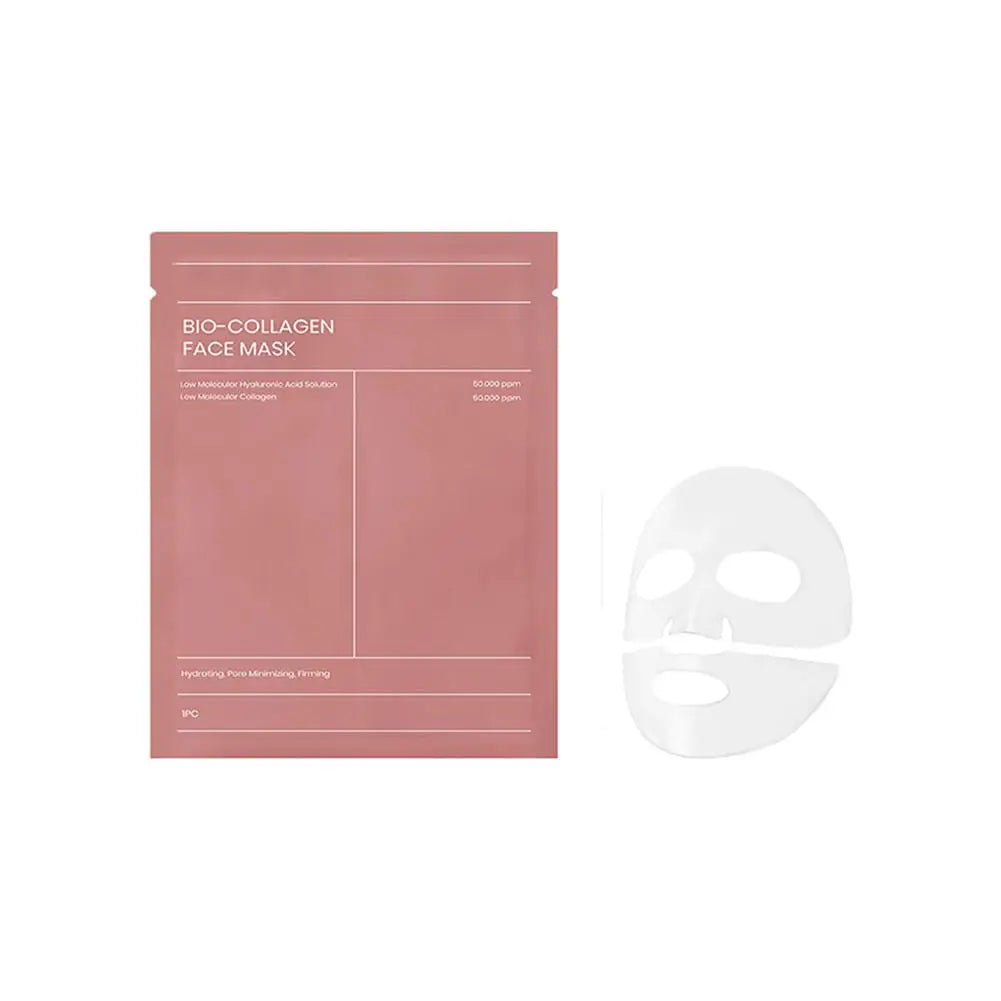 Bio Collagen Face Mask Shrink Deep Hydrating Overnight Mask Moisturizing Refreshing Brightening Face Skin Care