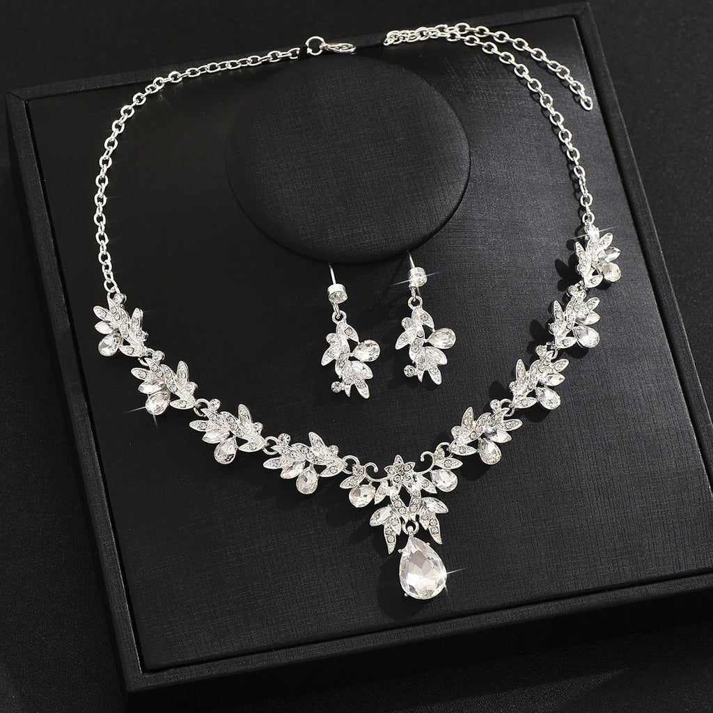 2025 Fashion Jewelry Set for Bridal Necklace Earrings set