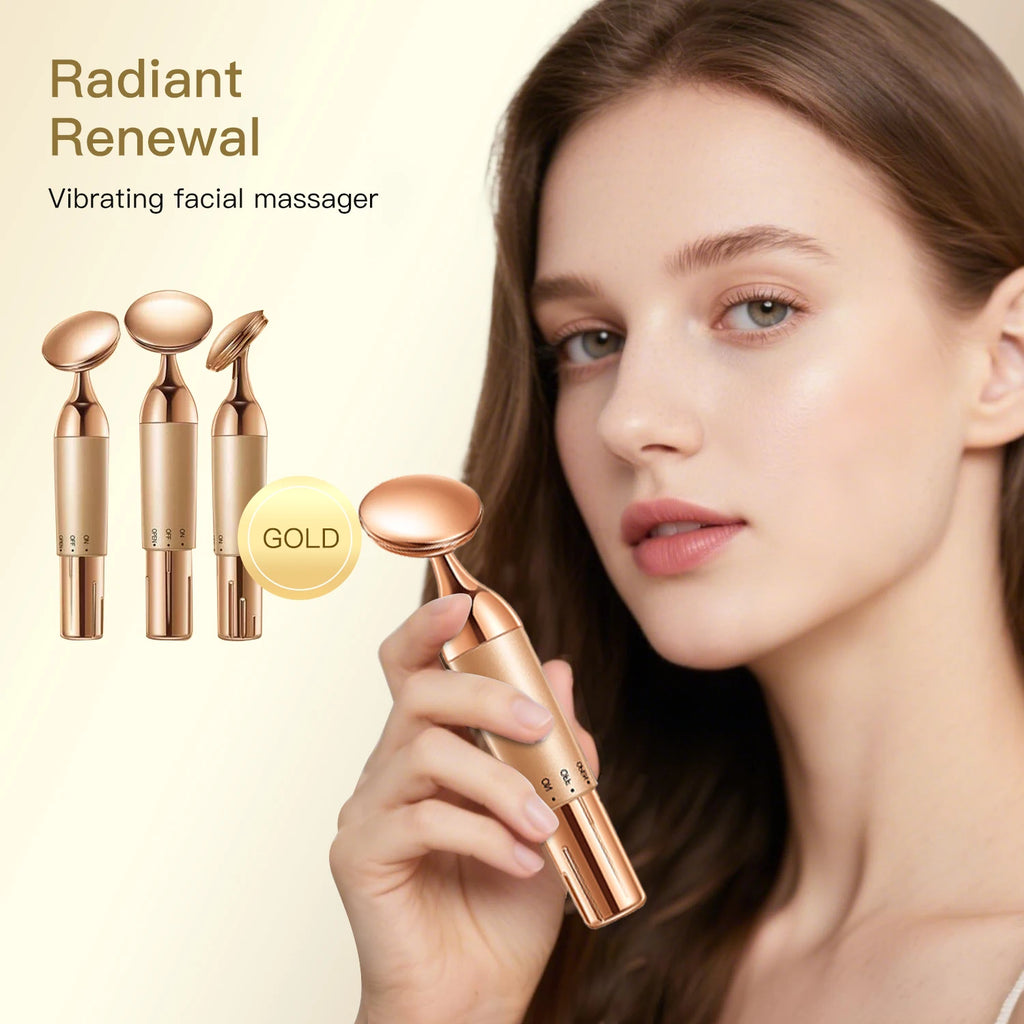 Electric Facial Beauty Devices Face Lifting Anti Wrinkle Facial Eye Massage with Face Cream Introducer Skin Rejuvenation Device